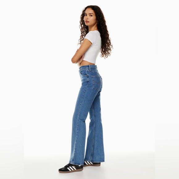 70'S High Flare Jeans in Sonoma Walks - Picture 6 of 8